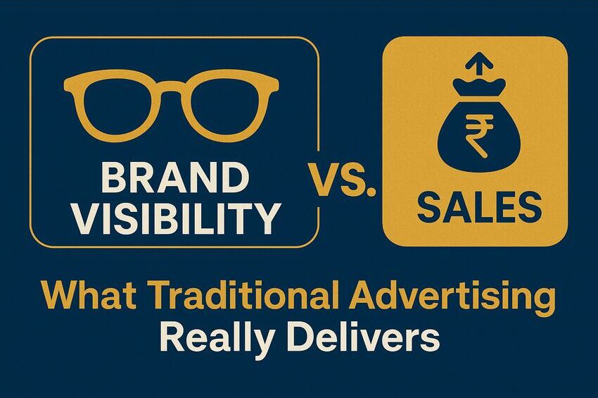 Brand Visibility vs. Sales: What Traditional Advertising Really Delivers